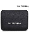 Cash Logo 2 Fold Card Wallet Black - BALENCIAGA - BALAAN 3