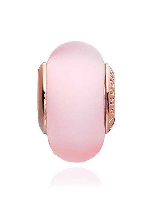 Rose Matte Murano Glass Charm Pink - PANDORA - BALAAN 4