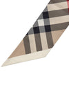 Skinny Check Silk Scarf Archive Beige - BURBERRY - BALAAN 5