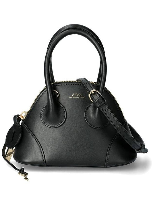 Women's Emma Mini Leather Tote Bag Black - A.P.C. - BALAAN 2