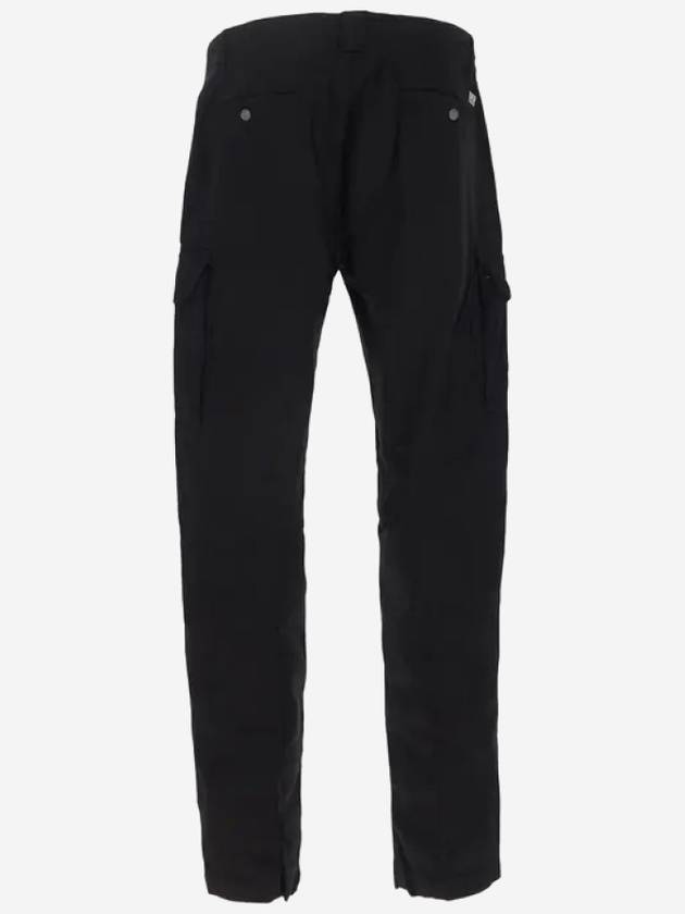 Lens Wappen Cargo Straight Pants Black - CP COMPANY - BALAAN 3