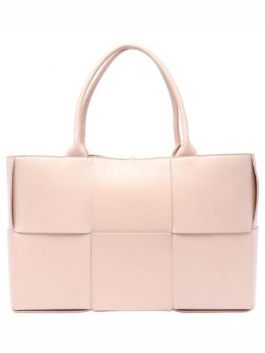 Intrecciato Arco Medium Tote Bag Pink - BOTTEGA VENETA - BALAAN 1