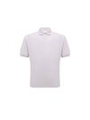 Short Sleeve Polo Shirt White - BRUNELLO CUCINELLI - BALAAN 1