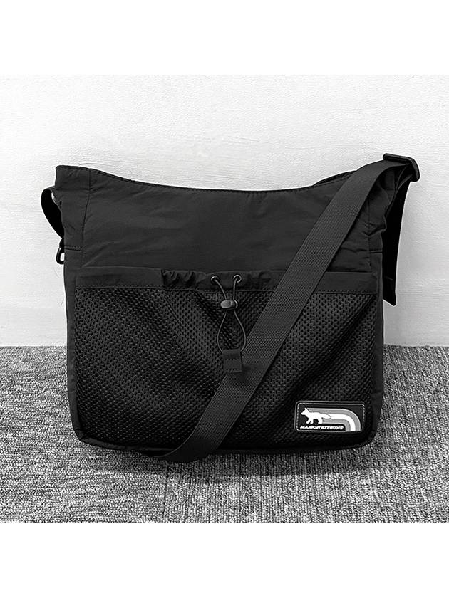 Flash Fox Messenger Bag Black - MAISON KITSUNE - BALAAN 3