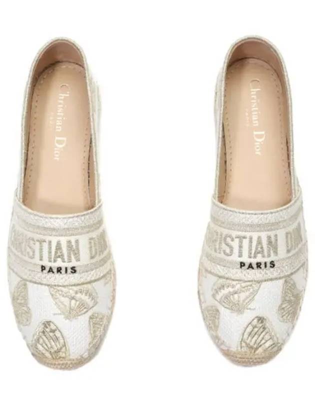 Granville Embroidered Espadrilles Beige - DIOR - BALAAN 2