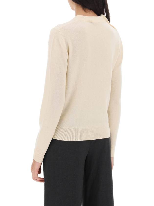 Sweater K2130 354 IVORY - GANNI - BALAAN 4