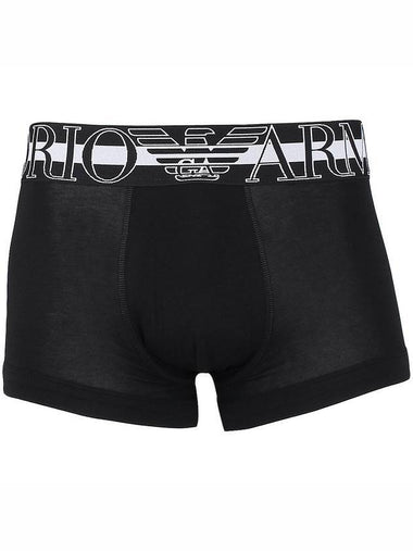 Striped Megalogo Briefs Black - EMPORIO ARMANI - BALAAN 1