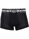 Striped Mega Logo Panties Black - EMPORIO ARMANI - BALAAN 1