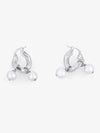 Pearl Drop Earrings Silver - JIL SANDER - BALAAN 2