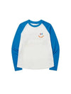 LaLa Raglan Long Sleeve T-Shirt Blue - LALA SMILE - BALAAN 1