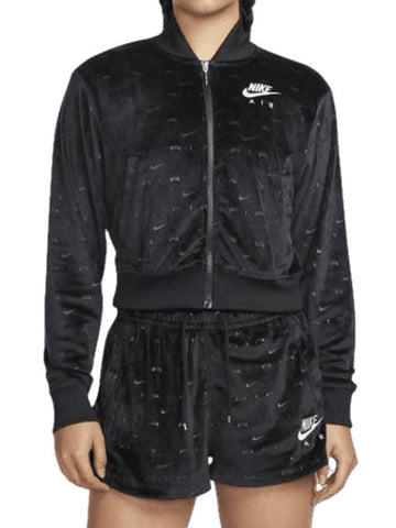 Air Velor Bomber Jacket Black - NIKE - BALAAN 1