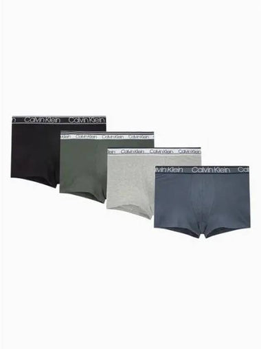 Underwear Men s Waistband Cotton Stretch Variety 4PK Trunk NP2427OFIU - CALVIN KLEIN - BALAAN 1