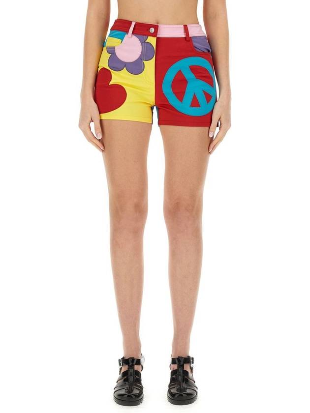 short pants 03153223 1888 MULTICOLOUR - MOSCHINO - BALAAN 2