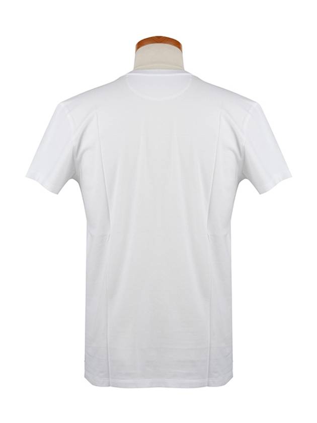 RV3MG00 NEUC 0BO Giraffe motif white tshirt for men and women - VALENTINO - BALAAN 3