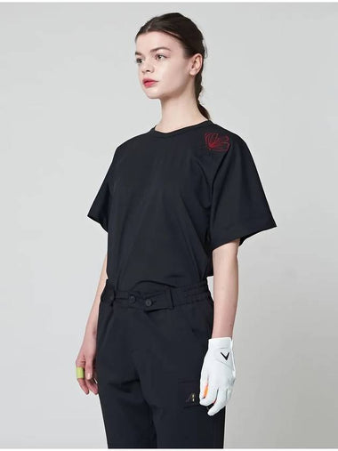 Tech Crew Short Sleeve T-Shirt Black - ATHPLATFORM - BALAAN 1