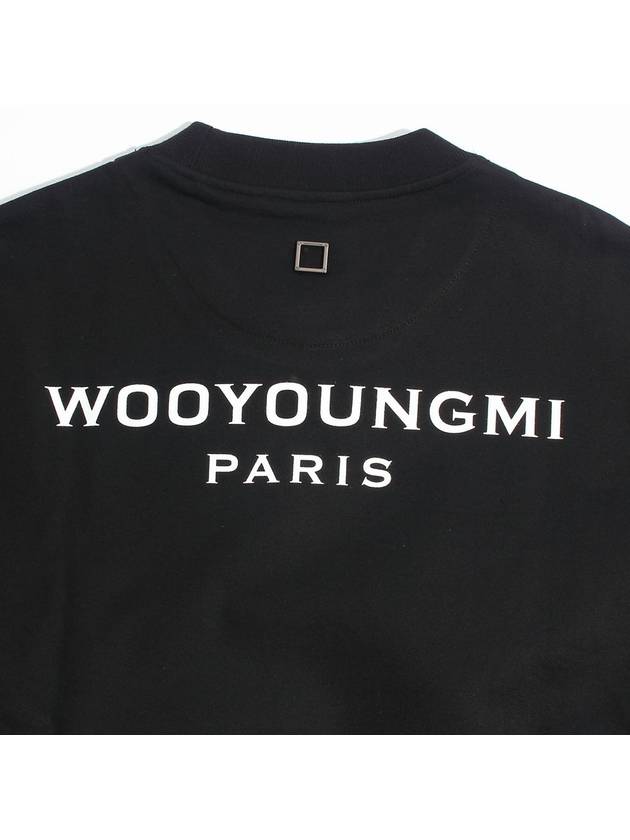 Back Logo Sweatshirt Black - WOOYOUNGMI - BALAAN 4