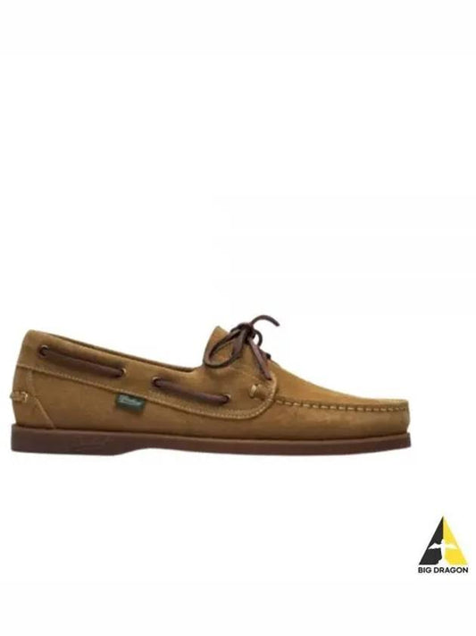 Bath Suede Boat Shoes Brown - PARABOOT - BALAAN 2