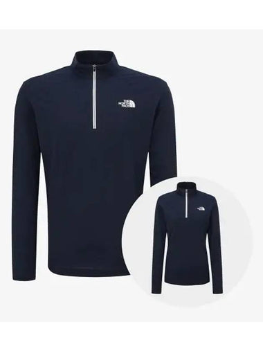 The North Face NT7LQ01B All Day Tech Long Sleeve Zip Tee - THE NORTH FACE - BALAAN 1