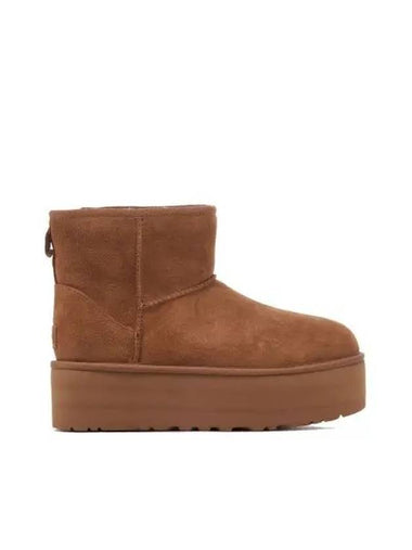 Classic Mini Platform Boots 1134991 CHESTNUT - UGG - BALAAN 1