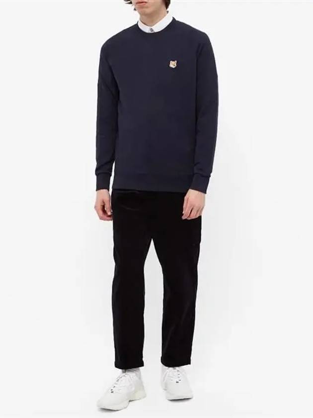 Fox Head Patch Classic Sweatshirt Navy - MAISON KITSUNE - BALAAN 4