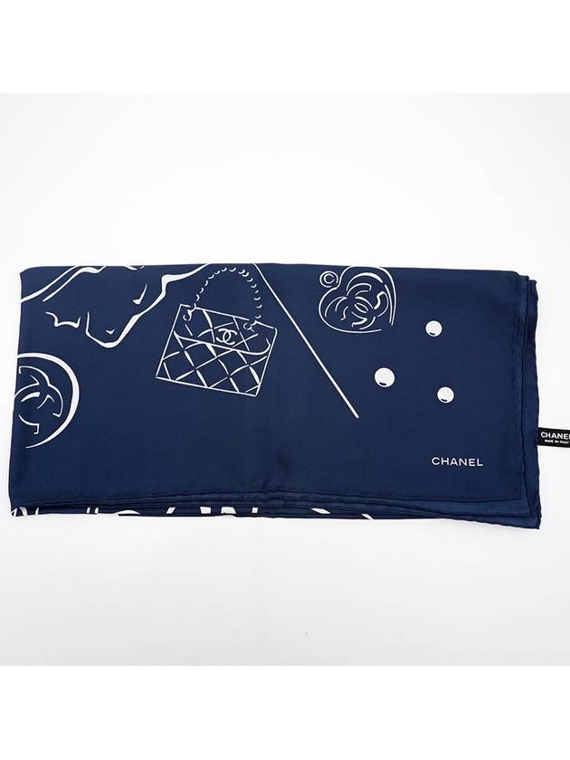 women square silk scarf - CHANEL - BALAAN 9