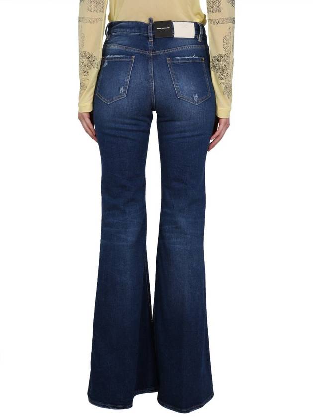 Denim Straight Pants S72LB0615 S30663470 BLUE - DSQUARED2 - BALAAN 5