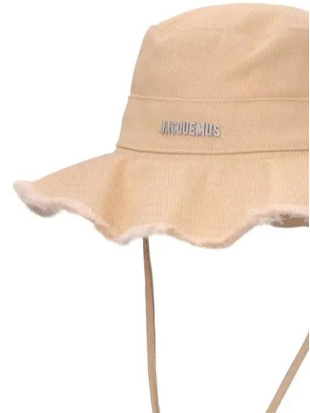 Le Bob Artichaut Bucket Hat Off Beige - JACQUEMUS - BALAAN 4