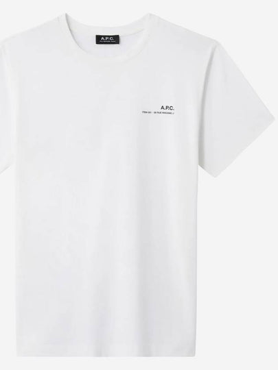 Men's Item Logo Cotton Short Sleeve T-Shirt White - A.P.C. - BALAAN 2