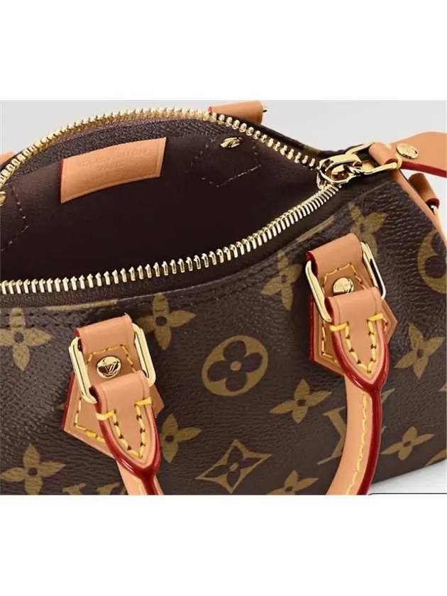 Nano Speedy Monogram Tote Bag Brown - LOUIS VUITTON - BALAAN 7