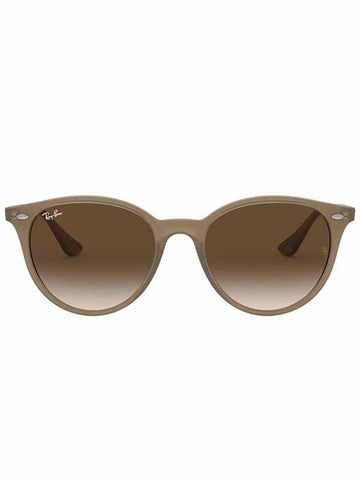 Eyewear Round Gradient Sunglasses Brown - RAY-BAN - BALAAN 1