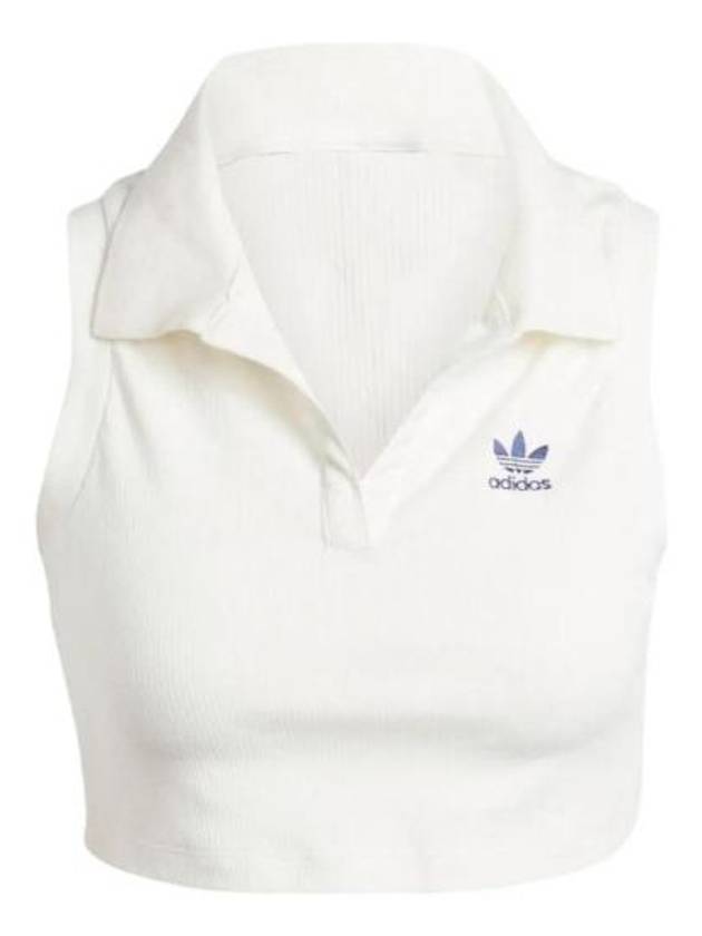 Premium Ribbed Crop Sleeveless Off White - ADIDAS - BALAAN 2