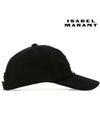 Isabel Marant Tyrone Cap Hat Black TYRON CQ001XFB A3C05A BKEC - ISABEL MARANT ETOILE - BALAAN 4