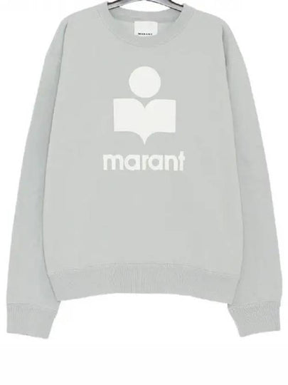 Mikoy Big Logo Cotton Sweatshirt Light Blue - ISABEL MARANT - BALAAN 2