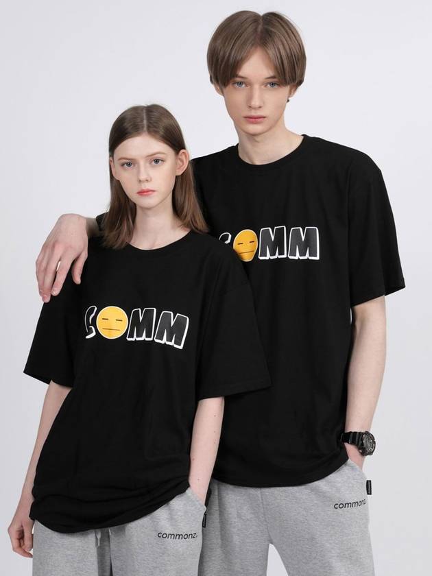 Smile T-Shirt Black - COMMONZ - BALAAN 3