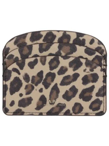 Demi Lune card holder leopard wallet - A.P.C. - BALAAN 1