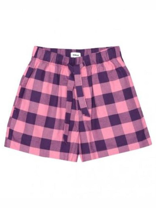 Shorts Flannel Pajama Shorts - TEKLA - BALAAN 1
