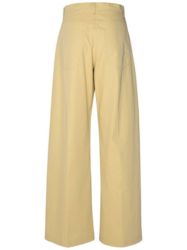 Sportmax 'Gebe' Beige Cotton Pants - MAX MARA SPORTMAX - BALAAN 3