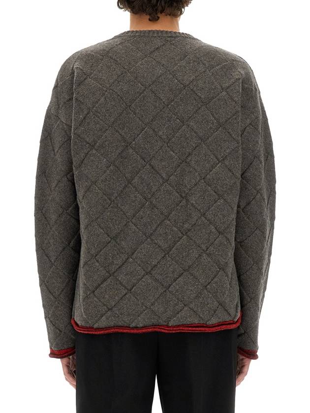 Intrecciato Knit Top Grey - BOTTEGA VENETA - BALAAN 4