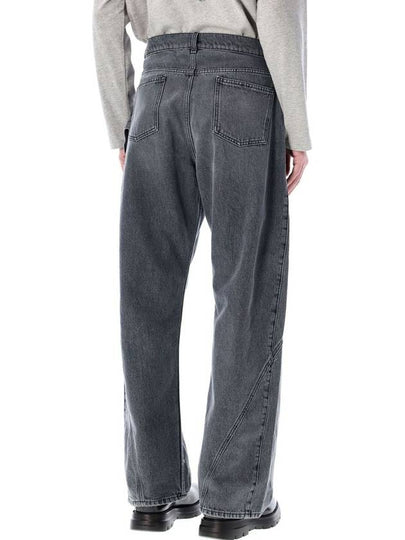 JW Anderson Cotton Twisted Workwear Denim Pants - JW ANDERSON - BALAAN 2