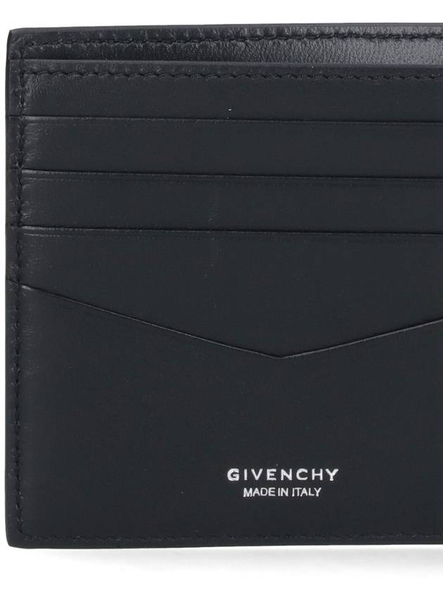 4G Signature Print Bifold Half Wallet Black - GIVENCHY - BALAAN 5