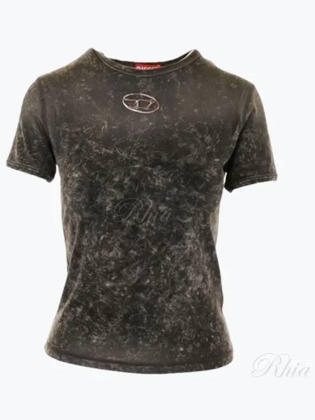 T Uncuties P1 Jersey Short Sleeve T-Shirt Black - DIESEL - BALAAN 2