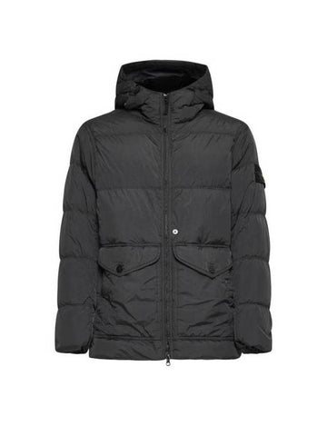 Crinkle Reps Re-Nylon Down Padding Grey - STONE ISLAND - BALAAN 1