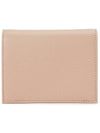 Saffiano Metal Logo Gold Fold Wallet Pink - PRADA - BALAAN 3