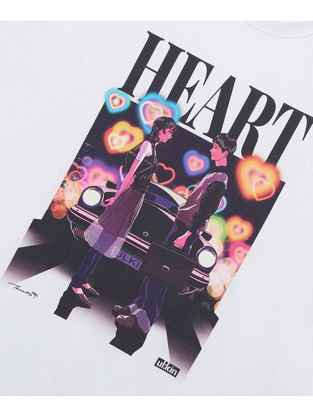 Artist Heart Short Sleeve T-Shirt White - ULKIN - BALAAN 4