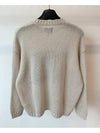 AU Australia ST1M0289 Smooth Graffiti Knit Sweater Cream WOMENS - STUSSY - BALAAN 3