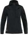 Women's High Coast Wind Jacket Black - FJALL RAVEN - BALAAN 2