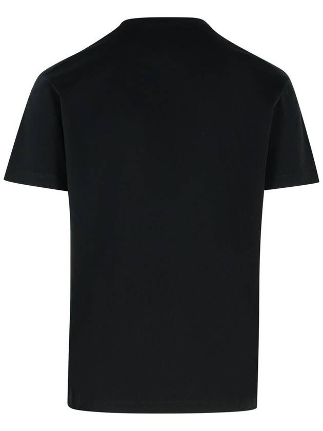 DSQUARED2 Black Cotton T-Shirt - DSQUARED2 - BALAAN 3