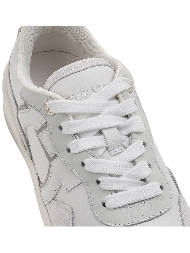 Ferragamo Women s Gancini Sneakers DANIA BIANCO OTT 0770225 - SALVATORE FERRAGAMO - BALAAN 8