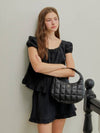 quilted tote bag black - ANOETIC - BALAAN 3