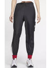 Women's Sportswear Woven Track Pants Black - NIKE - BALAAN 2